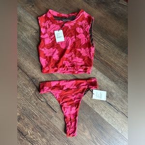 Acacia Swimwear NWT Ahunui Costa top and Mateo bottom